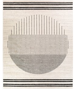 Livabliss Pisa PSS2315 Black Ivory Area Rug 7 ft. 10 in. X 10 ft. Rectangle