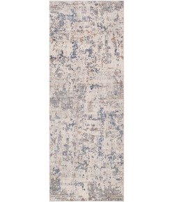 Livabliss Palazzo PZL2301 Navy Denim Area Rug 3 ft. 3 in. X 10 ft. Runner