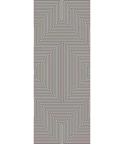 Livabliss Quartz QTZ5000 Light Gray Charcoal Area Rug 2 ft. 6 in. X 8 ft. Runner