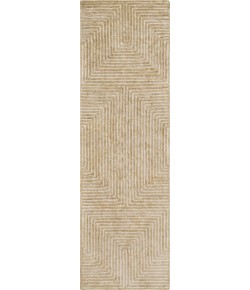 Livabliss Quartz QTZ5031 Tan Beige Area Rug 2 ft. 6 in. X 8 ft. Runner