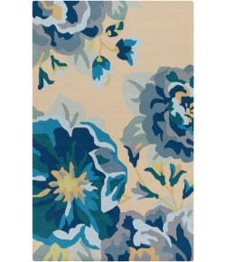 Surya Rain RAI1231 Bright Blue Sky Blue Area Rug 10 ft. X 14 ft. Rectangle