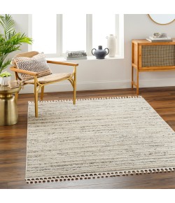 Surya Rudy RDY2300 Light Grey Taupe Area Rug 5 ft. 3 in. X 7 ft. Rectangle