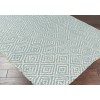 Surya Reeds REED809 Winter White Slate Blue Area Rug 2 ft. X 3 ft. Rectangle