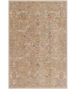 Livabliss Reina REN2300 Light Brown Tan Area Rug 6 ft. 7 in. Round
