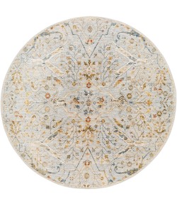 Livabliss Reina REN2301 Denim Light Gray Area Rug 6 ft. 7 in. Round