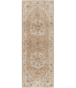 Livabliss Reina REN2305 Tan Light Gray Area Rug 2 ft. 7 in. X 7 ft. 3 in. Runner