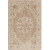 Livabliss Reina REN2305 Tan Light Gray Area Rug 7 ft. 10 in. Round