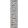 Livabliss Reina REN2306 Light Gray Cream Area Rug 2 ft. 7 in. X 10 ft. Runner