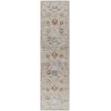 Livabliss Reina REN2307 Light Gray Cream Area Rug 2 ft. 7 in. X 10 ft. Runner