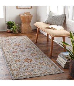 Livabliss Reina REN2307 Light Gray Cream Area Rug 2 ft. 7 in. X 10 ft. Runner