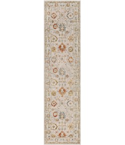 Livabliss Reina REN2309 Light Gray Cream Area Rug 2 ft. 7 in. X 10 ft. Runner