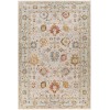 Livabliss Reina REN2309 Light Gray Cream Area Rug 6 ft. 7 in. X 9 ft. 6 in. Rectangle