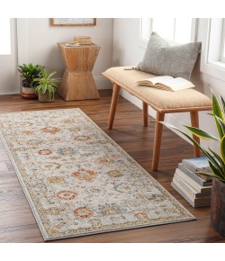Livabliss Reina REN2309 Light Gray Cream Area Rug 2 ft. 7 in. X 10 ft. Runner