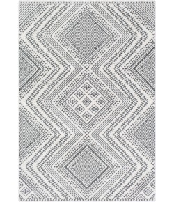 Livabliss Ariana RIA2302 Charcoal White Area Rug 2 ft. X 3 ft. Rectangle
