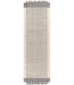 Surya Reliance RLI2300 Charcoal Medium Gray Area Rug 2 ft. 6 in. X 8 ft. Runner