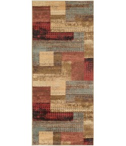 Livabliss Riley RLY5004 Dark Red Dark Brown Area Rug 2 ft. 11 in. X 7 ft. 3 in. Runner