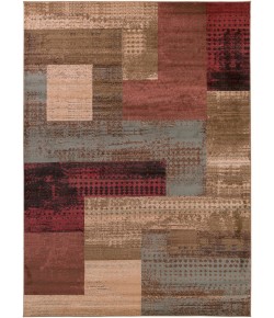 Livabliss Riley RLY5004 Dark Red Dark Brown Area Rug 7 ft. 10 in. X 10 ft. 10 in. Rectangle