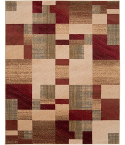 Surya Riley RLY5006 Dark Red Dark Brown Area Rug 6 ft. 7 in. X 9 ft. 6 in. Rectangle