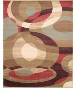 Livabliss Riley RLY5007 Dark Red Dark Brown Area Rug 2 ft. X 3 ft. 3 in. Rectangle