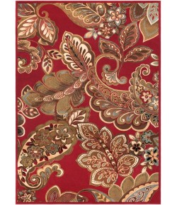 Livabliss Riley RLY5020 Dark Red Dark Brown Area Rug 7 ft. 10 in. X 10 ft. 10 in. Rectangle