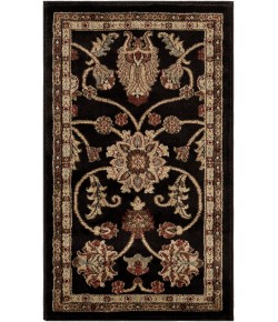 Livabliss Riley RLY5025 Black Tan Area Rug 2 ft. X 3 ft. 3 in. Rectangle