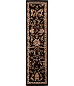 Livabliss Riley RLY5025 Black Tan Area Rug 2 ft. X 7 ft. 5 in. Runner