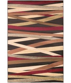 Livabliss Riley RLY5057 Burgundy Dark Brown Area Rug 5 ft. 3 in. X 7 ft. 7 in. Rectangle