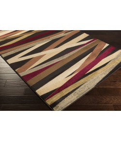 Surya Riley RLY5057 Burgundy Dark Brown Area Rug 2 ft. X 3 ft. 3 in. Rectangle