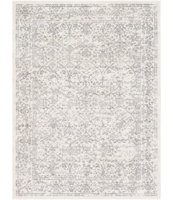 Surya Roma ROM2300 White Medium Gray Area Rug 2 ft. 7 in. X 10 ft. Runner