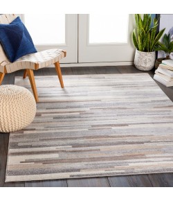 Livabliss Roma ROM2302 Medium Gray Camel Area Rug 2 ft. X 3 ft. Rectangle