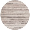 Livabliss Roma ROM2306 Charcoal Gray Area Rug 6 ft. 7 in. Round