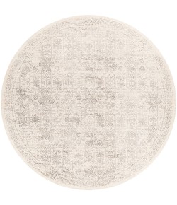 Livabliss Roma ROM2308 Light Gray Cream Area Rug 7 ft. 10 in. Round
