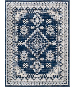 Livabliss Roma ROM2318 Dark Blue Medium Gray Area Rug 9 ft. X 12 ft. 3 in. Rectangle