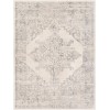 Livabliss Roma ROM2322 White Light Gray Area Rug 9 ft. X 12 ft. 3 in. Rectangle