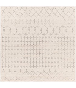 Surya Roma ROM2343 White Light Gray Area Rug 6 ft. 7 in. Square