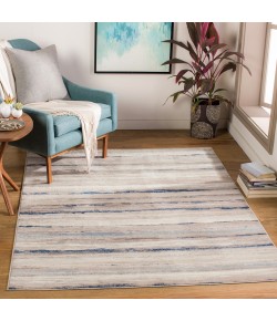 Livabliss Roma ROM2349 Dark Blue Sky Blue Area Rug 2 ft. X 3 ft. Rectangle