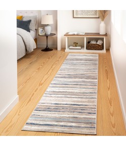 Livabliss Roma ROM2349 Navy Light Blue Area Rug 2 ft. 7 in. X 10 ft. Runner