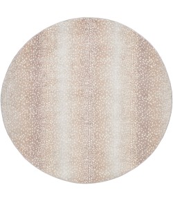 Livabliss Roma ROM2374 Tan Light Slate Area Rug 6 ft. 7 in. Round