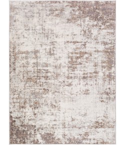 Livabliss Roma ROM2395 Charcoal Medium Brown Area Rug 6 ft. 7 in. Round