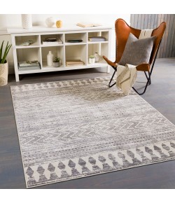 Livabliss Roma ROM2396 Light Grey Taupe Area Rug 6 ft. 7 in. X 9 ft. Rectangle
