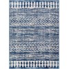 Livabliss Roma ROM2397 Navy Light Blue Area Rug 6 ft. 7 in. X 9 ft. Rectangle