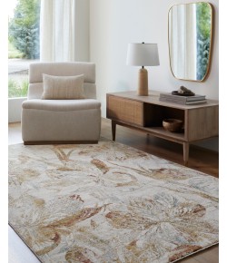 Livabliss Roseanne RSE2301 Light Silver Light Grey Area Rug 6 ft. 7 in. X 6 ft. 7 in. Round