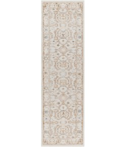 Surya Revere RVE2308 Medium Gray Light Gray Area Rug 2 ft. 6 in. X 8 ft. Runner