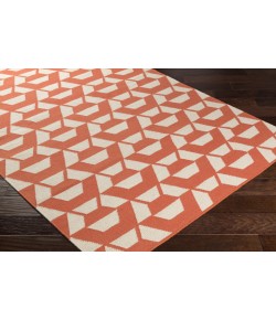 Surya Rivington RVT5018 Bright Orange Cream Area Rug 8 ft. X 10 ft. Rectangle