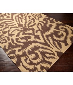 Surya Sag Harbor SAG1010 Mustard Dark Brown Area Rug 8 ft. X 11 ft. Rectangle