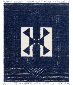Surya Sahara SAH2303 Cream Navy Area Rug 8 ft. 10 in. X 12 ft. Rectangle