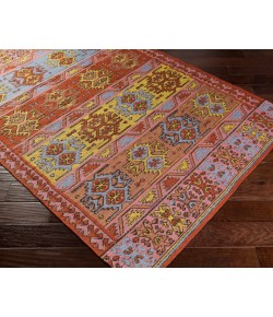Surya Sajal SAJ1075 Burnt Orange Pale Pink Area Rug 4 ft. X 6 ft. Rectangle