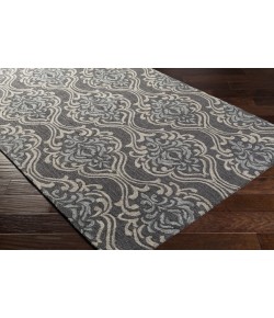 Surya Samual SAU1104 Ink Light Gray Area Rug 4 ft. X 6 ft. Rectangle