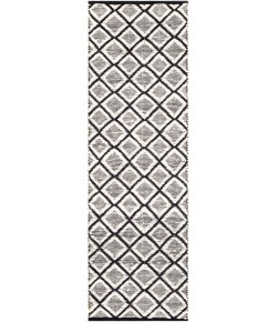 Surya Santa Barbara SBB2300 Black Cream Area Rug 2 ft. 6 in. X 8 ft. Runner