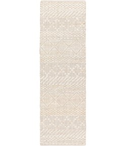 Surya Santa Barbara SBB2302 Cream Black Area Rug 2 ft. 6 in. X 8 ft. Runner